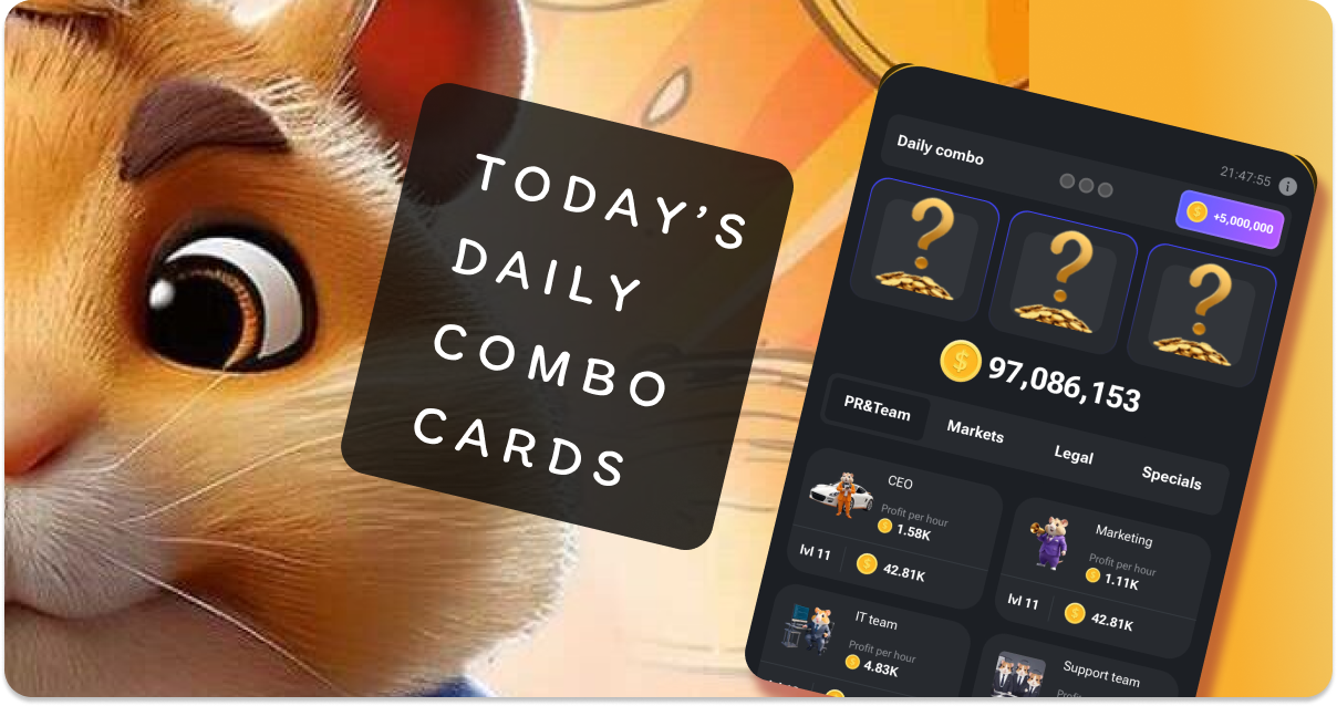 Hamster Kombat Daily Combo Cards Today 29 June - 30 June