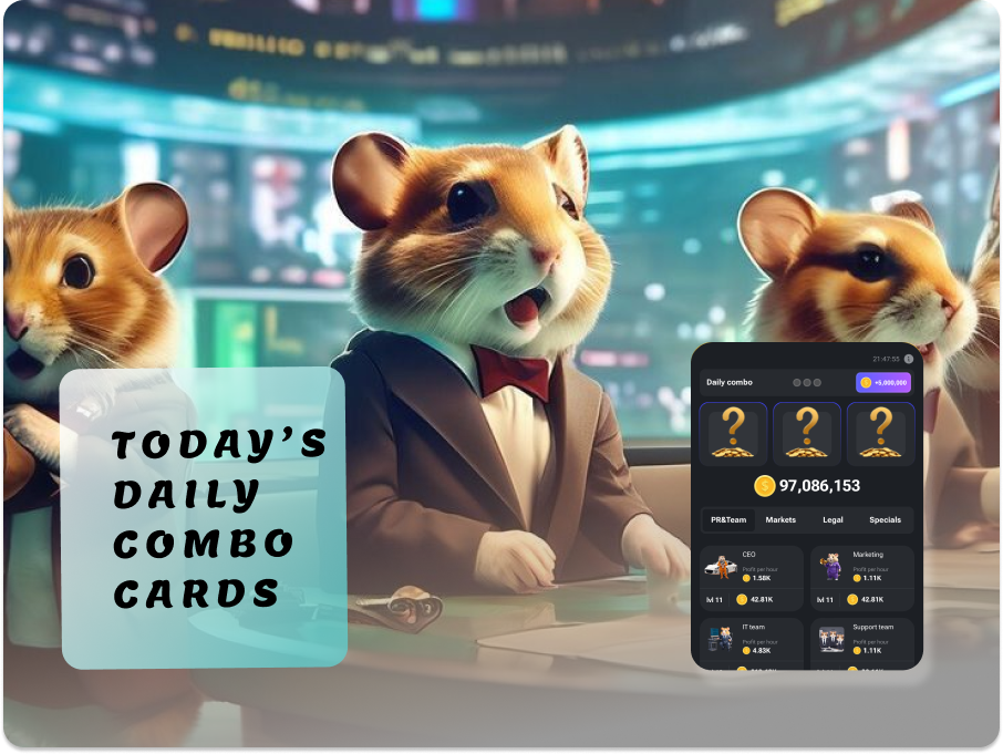 Hamster Kombat Daily Combo Cards Today 8 July – 9 July