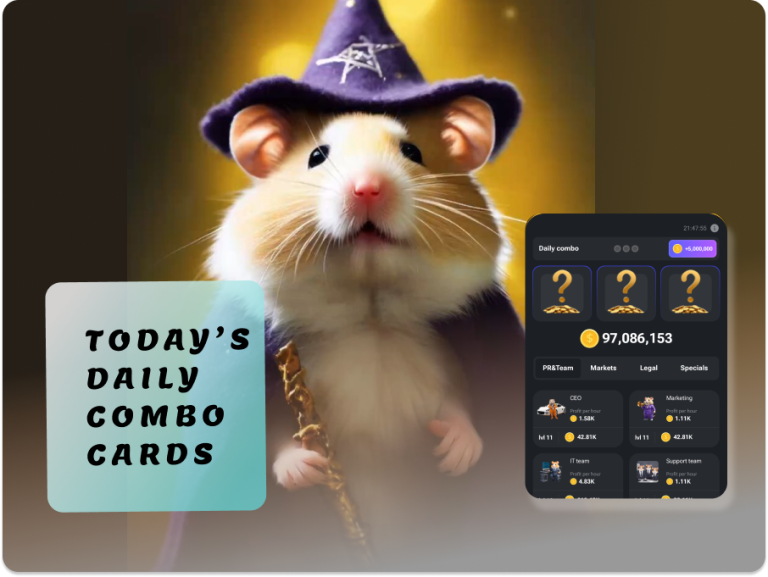 Hamster Kombat Daily Combo Cards Today 9 July – 10 July