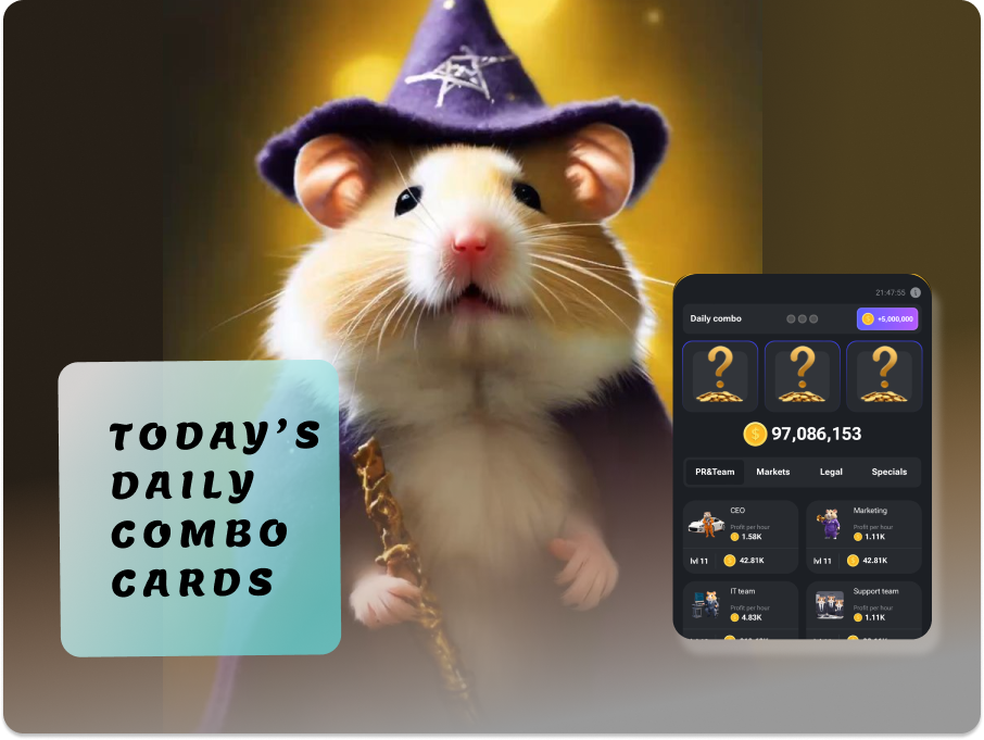 Hamster Kombat Daily Combo Cards Today 9 July – 10 July