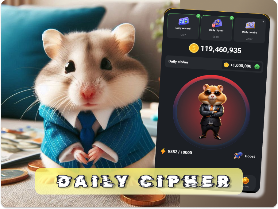 Hamster Kombat Daily Cipher Code July 9 -July 10