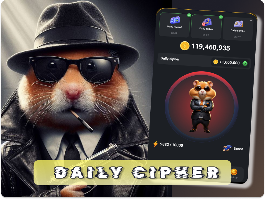 Hamster Kombat Daily Cipher Code July 10 -July 11