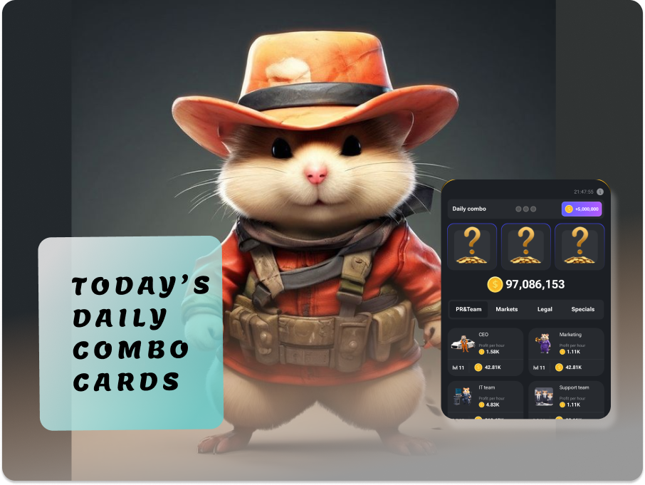 Hamster Kombat Daily Combo Cards Today 11 July – 12 July