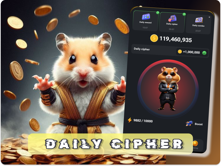 Hamster Kombat Daily Cipher Code July 11 -July 12