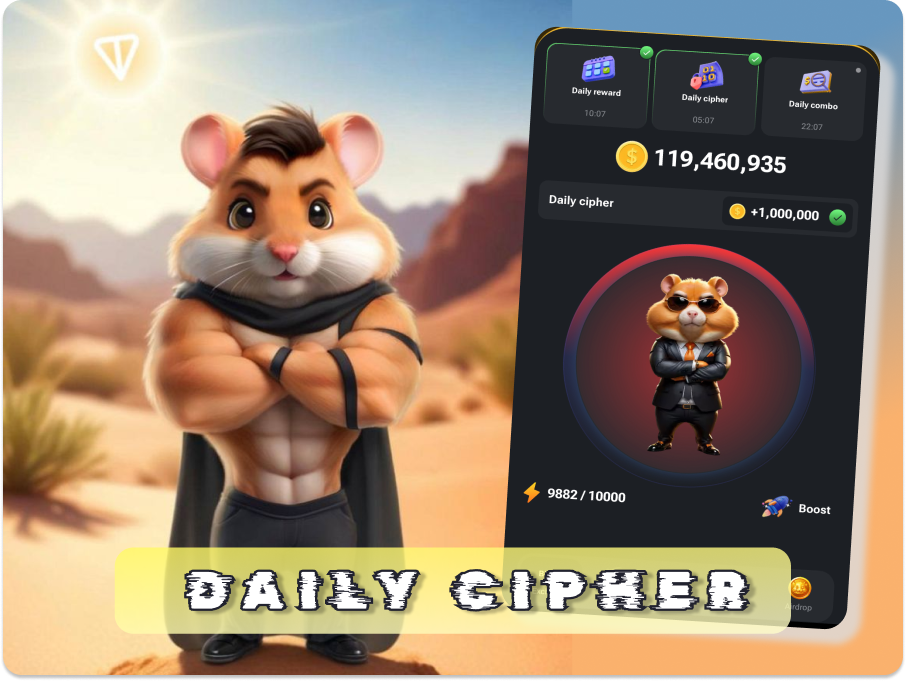 Hamster Kombat Daily Cipher Code July 12 -July 13