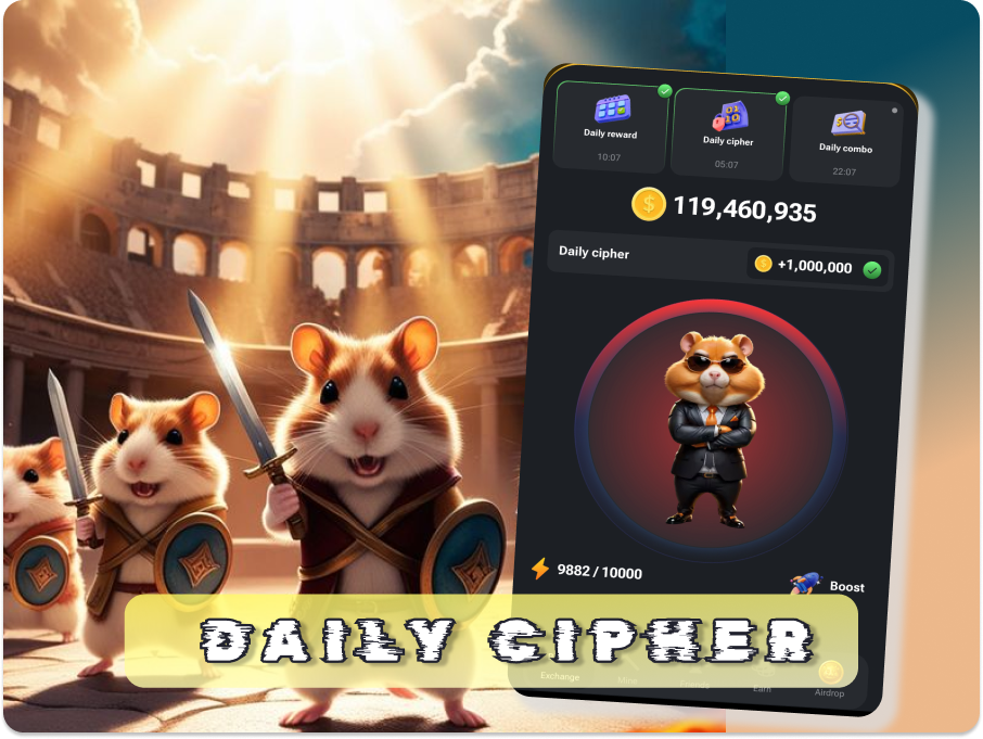 Hamster Kombat Daily Cipher Code July 13 -July 14