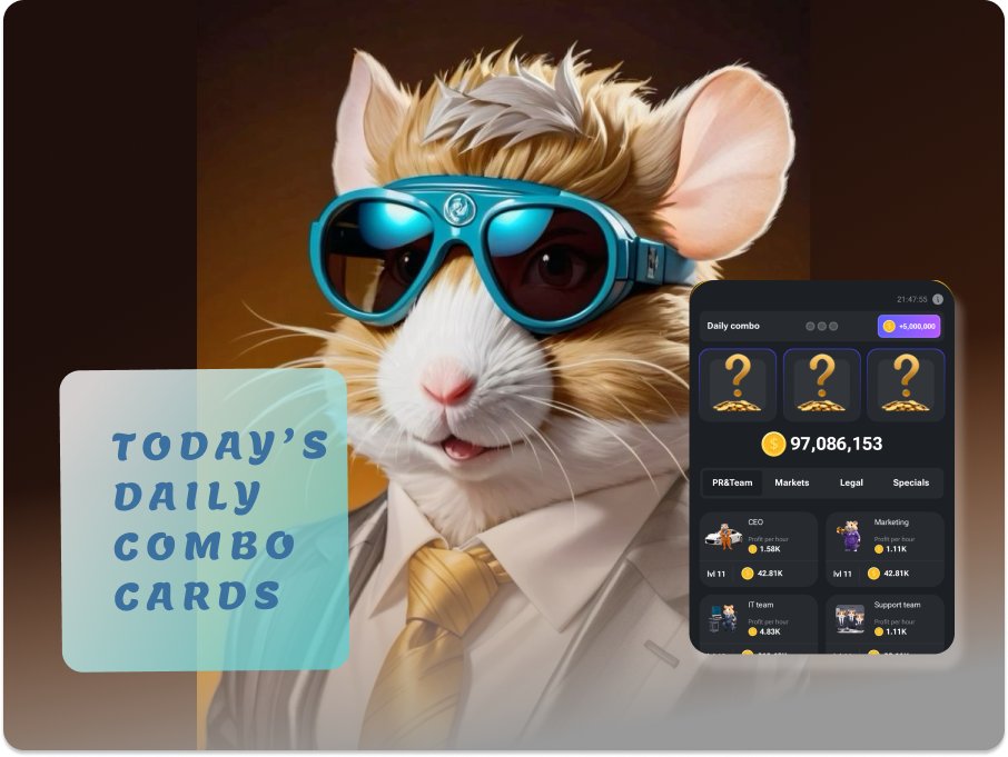 Hamster Kombat Daily Combo Cards Today 14 July – 15 July