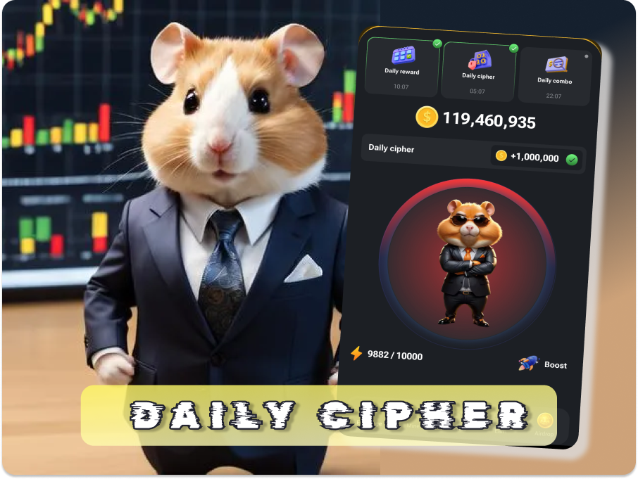 Hamster Kombat Daily Cipher Code July 14 -July 15