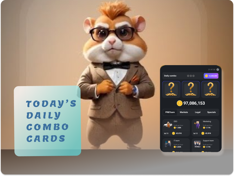 Hamster Kombat Daily Combo Cards Today 15 July – 16 July
