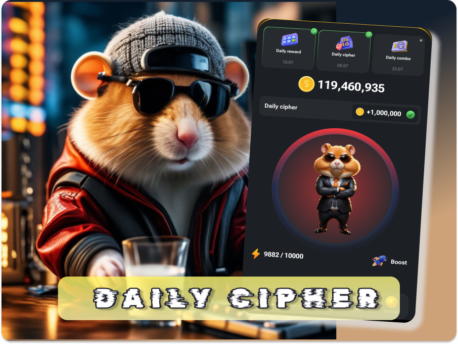 Hamster Kombat Daily Cipher Code July 15 -July 16