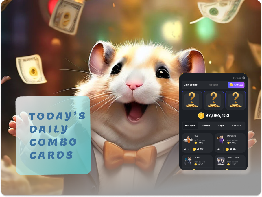 Hamster Kombat Daily Combo Cards Today 17 July – 18 July