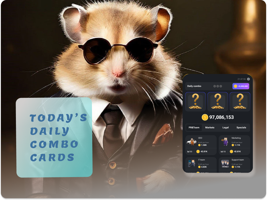 Hamster Kombat Daily Combo Cards Today 18 July – 19 July