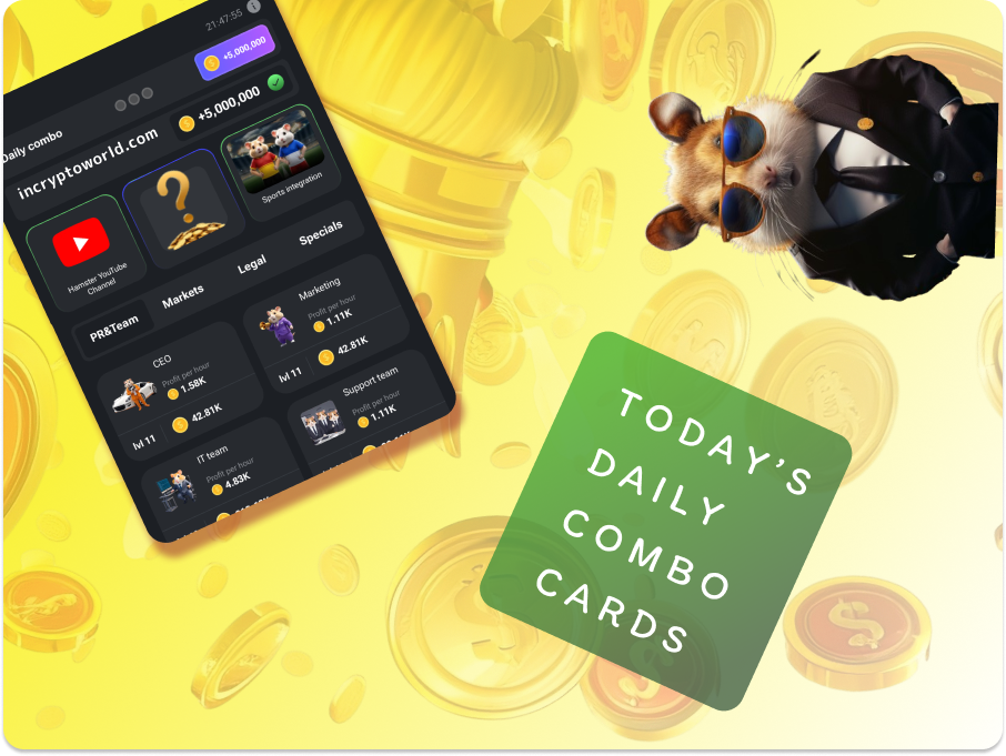 Hamster Kombat Daily Combo Cards Today 1 July - 2 July