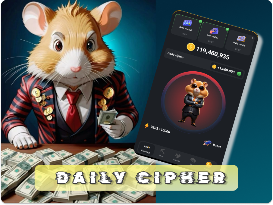 Hamster Kombat Daily Cipher Code July 2 -July 3